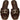Ciabatte Donna Twinset - Ciabatta T.b. In Pelle Con Oval T - Marrone