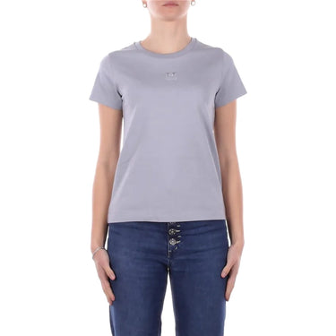T-shirt Donna Pinko - Bussolotto T-Shirt Jersey Patc - Azzurro