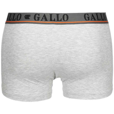 Boxer Uomo Gallo - U Boxer Basico Co/Pl Grigio Mel+Elas - Grigio - Gianni Foti