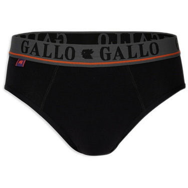 Slip Uomo Gallo - U Slip Basico Co/Ea T.u. + Elx. Loga - Nero