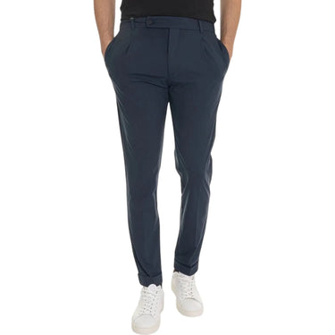 Pantaloni Uomo Berwich - Pantalone morello elix - Blu-Gianni Foti