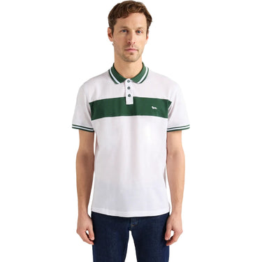 Polo Uomo Harmont & Blaine - Polo fascia contrasto - Bianco