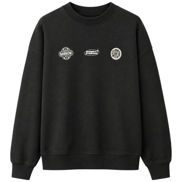Felpe senza cappuccio Unisex Barrow - Sweatshirt Unisex F6BWUASW053 - Nero