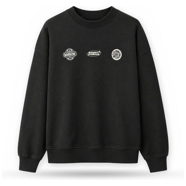 Felpe senza cappuccio Unisex Barrow - Sweatshirt Unisex F6BWUASW053 - Nero