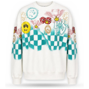Felpe senza cappuccio Unisex Barrow - Sweatshirt Unisex F6BWUASW071 - Cocco
