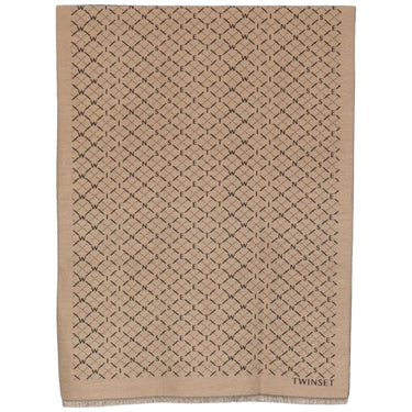 Stole Donna Twinset - Stola In Tessuto Jacquard 262TA4300 - Beige