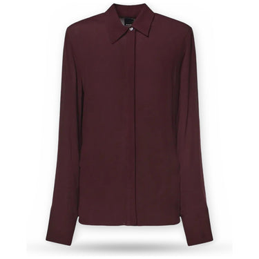 Bluse e camicie Donna Pinko - Cimbidio Camicia Crespo Fluido - Bordeaux