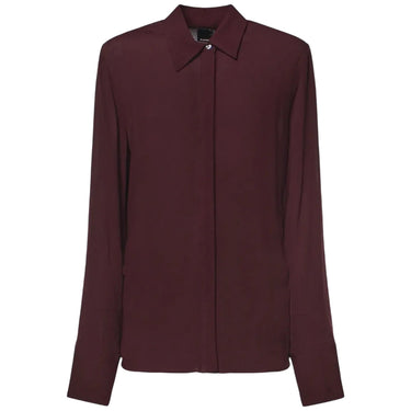 Bluse e camicie Donna Pinko - Cimbidio Camicia Crespo Fluido - Bordeaux