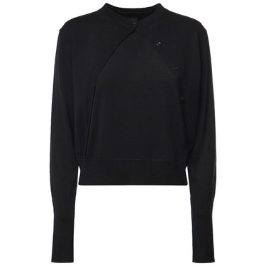 Cardigan Donna Pinko - Tallin Cardigan Fine Pure Meri - Nero