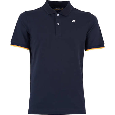 Polo Uomo K-Way - Vincent Pique - Blu-Gianni Foti