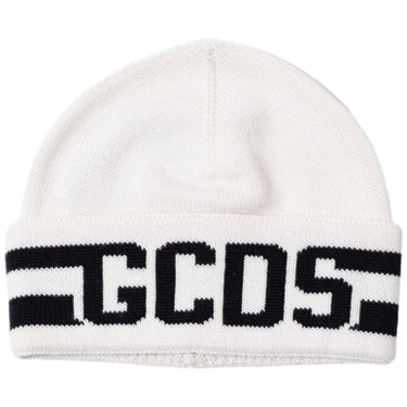 Berretti in maglia Unisex Gcds - Logo Beanie - Avorio
