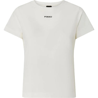 T-shirt Donna Pinko - Basico T-Shirt Jersey Logo Sta - Bianco