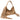 Borse a spalla Donna Twinset - Tracolla Liliane Media C/Frange In Pelle - Sabbia