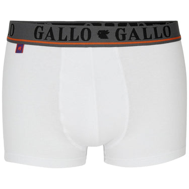 Slip Uomo Gallo - U Boxer Basico Co/Ea T.u. + Elx Loga - Bianco