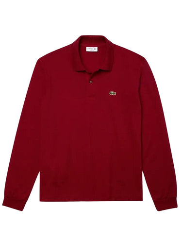 Polo Uomo Lacoste - Polo Basic Manica Lunga - Rosso-Gianni Foti
