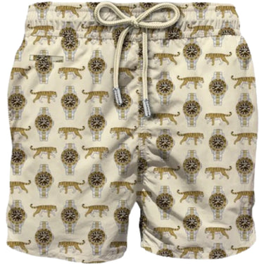 Pantaloncini e calzoncini Uomo Mc2 Saint Barth - Lighting Micro Fantasy - Beige