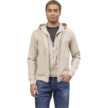 Giubbini Uomo Heskimo - Bomber Capp Staccabie Supima C - Beige di Heskimo su Gianni Foti