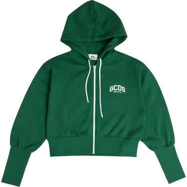 Felpe con cappuccio Donna Gcds - Logo Lounge Hoodie Zip - Verde