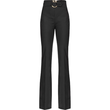 Pantaloni Donna Pinko - Phanton Pantalone Poly Viscosa - Nero