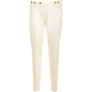Pantaloni Uomo Berwich - Pantalone morello - Bianco-Gianni Foti
