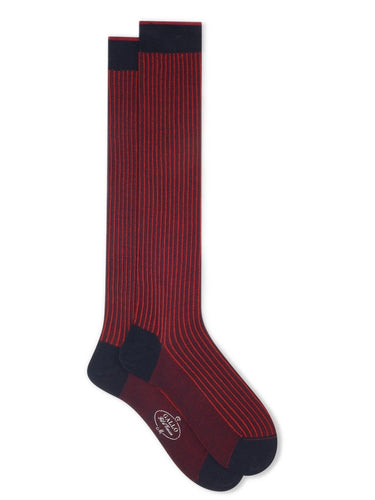 Calze Uomo Gallo - Co Fantasia Twin-Rib - Multicolore-Gianni Foti