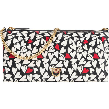 Pochette e Clutch Donna Pinko - Horizontal Flat Vitello Seta S - Nero