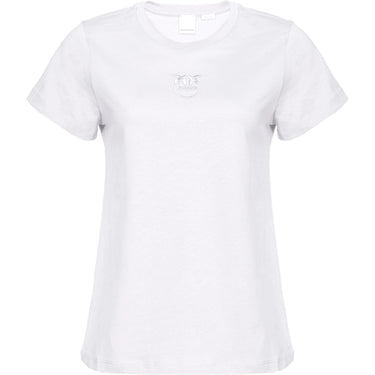 T-shirt Donna Pinko - Bussolotto T-Shirt Jersey Logo - Bianco - Gianni Foti