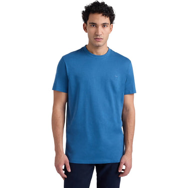 T-shirt Uomo Harmont & Blaine - T-Shirt Bassotto - Blu-Gianni Foti