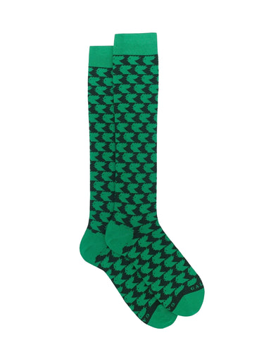 Calze Uomo Gallo - Calza Lunga - Verde-Gianni Foti