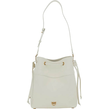 Borse a spalla Donna Pinko - Secchiello Classic Pelle Botta - Bianco