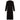 Vestiti casual Donna Twinset - Abito Lungo A Lupetto Bordi Cappette E Cintura - Nero