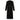 Vestiti casual Donna Twinset - Abito Lungo A Lupetto Bordi Cappette E Cintura - Nero