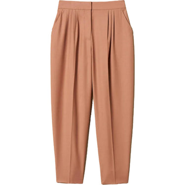 Pantaloni Donna Twinset - Pantalone C/Pieghe - Marrone-Gianni Foti