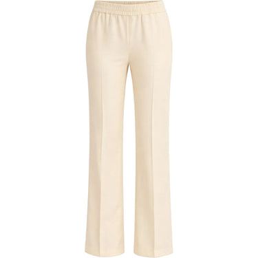 Pantaloni Donna Twinset - Pantalone Flare Con Elastico In Vita - Beige