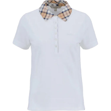 Polo Donna Barbour - Malvern Polo Shirt - Bianco-Gianni Foti