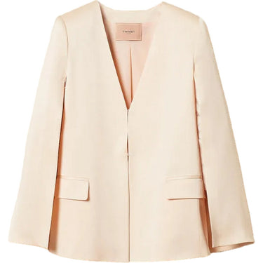 Giacche Donna Twinset - Giacca A "Mantella" - Beige-Gianni Foti