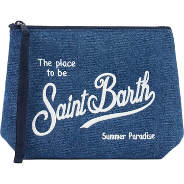 Pochette e Clutch Unisex Mc2 Saint Barth - Bikini Holder Bag - Blu - Gianni Foti