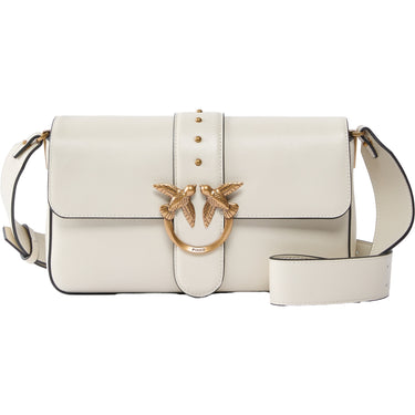 Borse a spalla Donna Pinko - Love One Classic Slouchy Fl Vi - Bianco