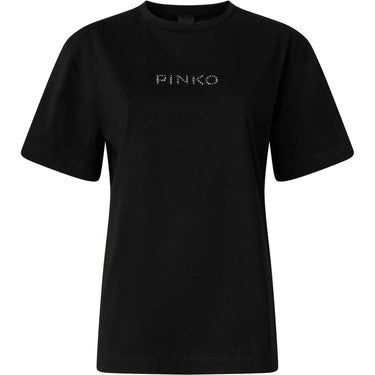 T-shirt Donna Pinko - Strepitoso T-Shirt Jersey Logo - Nero