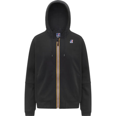 Felpe con cappuccio Uomo K-Way - Hoodie Full Zip - Nero-Gianni Foti