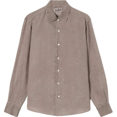 Camicie casual Uomo Mc2 Saint Barth - Shirt With Internal Facings - Marrone