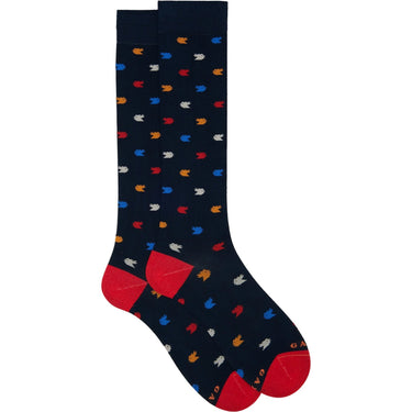 Calze Uomo Gallo - Uomo Lungo Co/Ea Leggerissimo Fantas - Blu