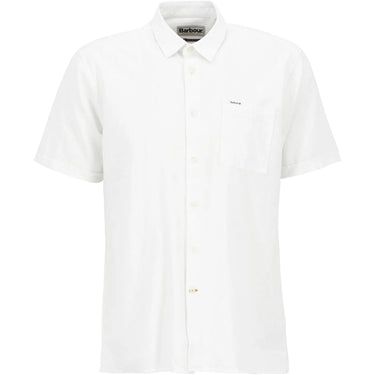 Camicie casual Uomo Barbour - Nelson S/S Summer Fit Shirt - Bianco