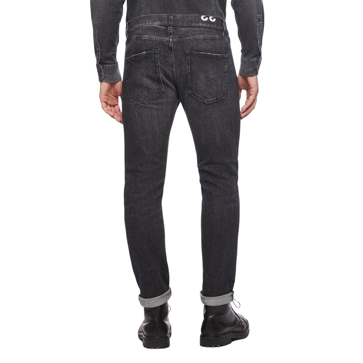 Pantaloni Uomo Dondup - Pantalone Icon - Nero-Gianni Foti