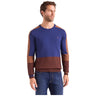 Maglioni Uomo Harmont & Blaine - Paricollo Color Block HRR908030788 - Cioccolato