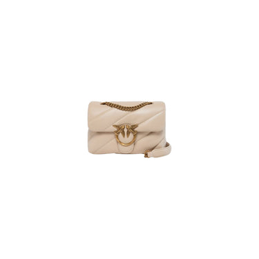 Borse a spalla Donna Pinko - Love Puff Mini Cl Sheep Nappa - Beige