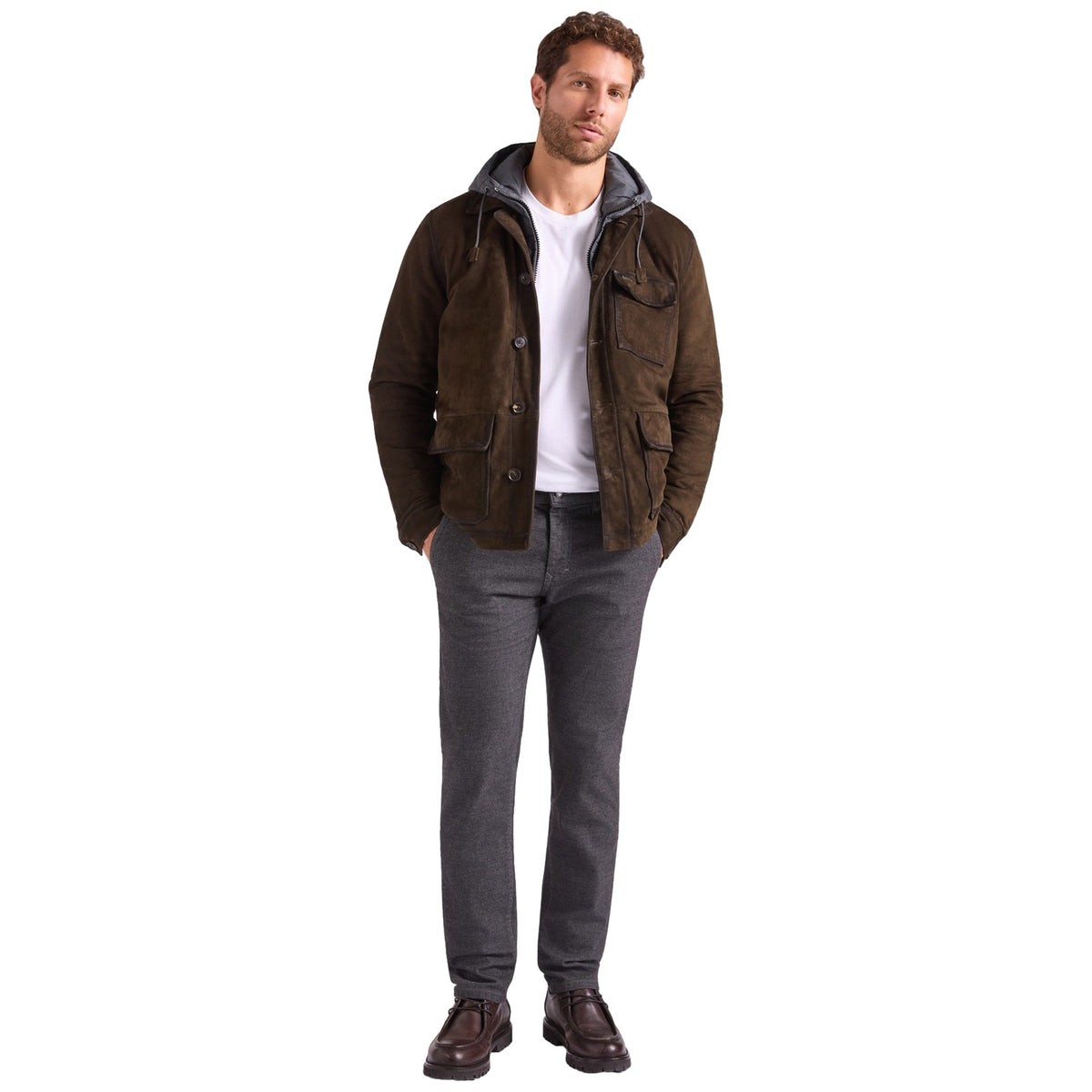 Giubbini Uomo Harmont & Blaine - Capo In Suede P0R055085161 - Verde