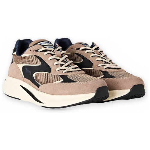 Sneaker Uomo Harmont & Blaine - Scarpa Uomo Camoscio - Tex Fabric E0R014060A60 - Grigio