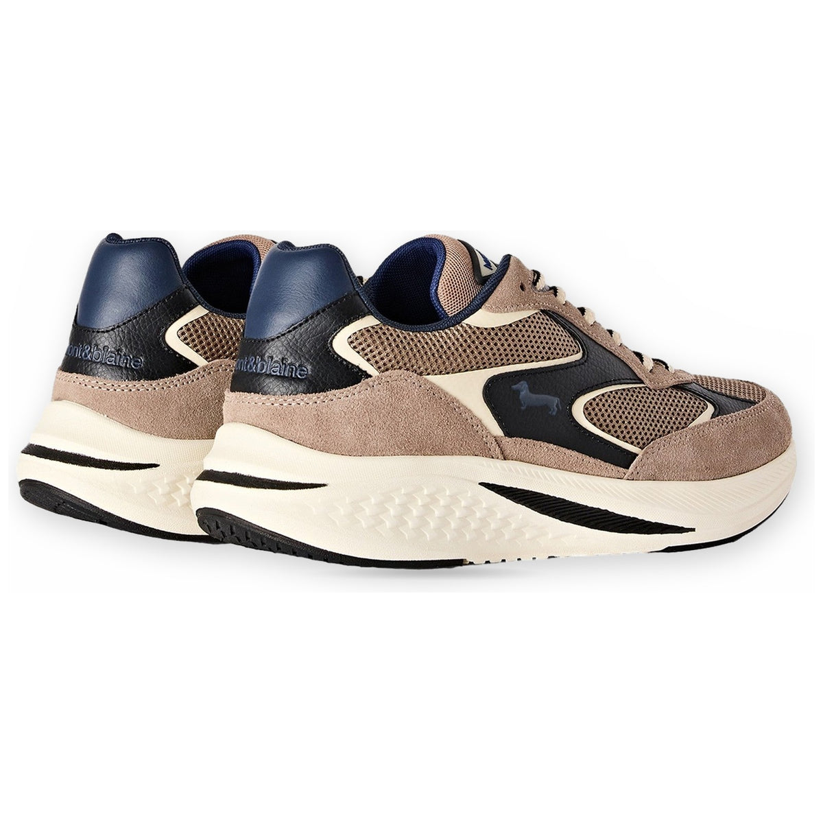 Sneaker Uomo Harmont & Blaine - Scarpa Uomo Camoscio - Tex Fabric E0R014060A60 - Grigio