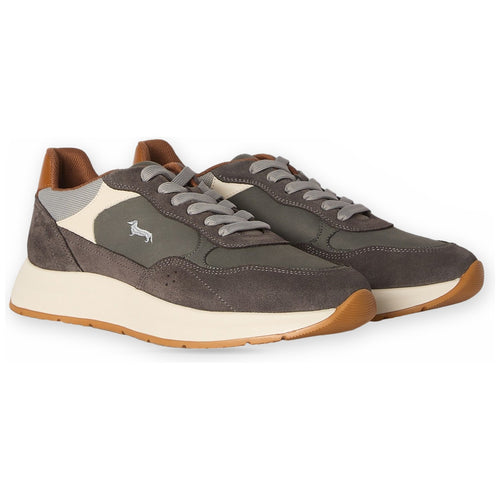 Sneaker Uomo Harmont & Blaine - Scarpa Uomo Camoscio - Nabuk E0R017081BL0 - Grigio